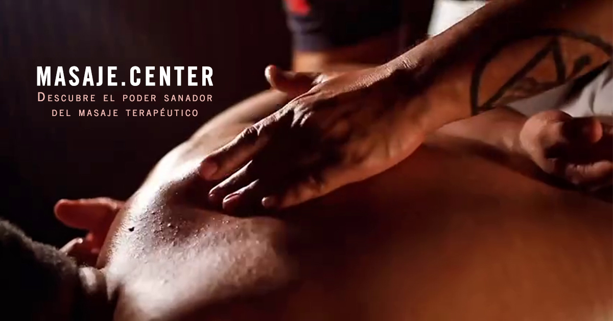 Masaje Terapéutico para aliviar el dolor de espalda 