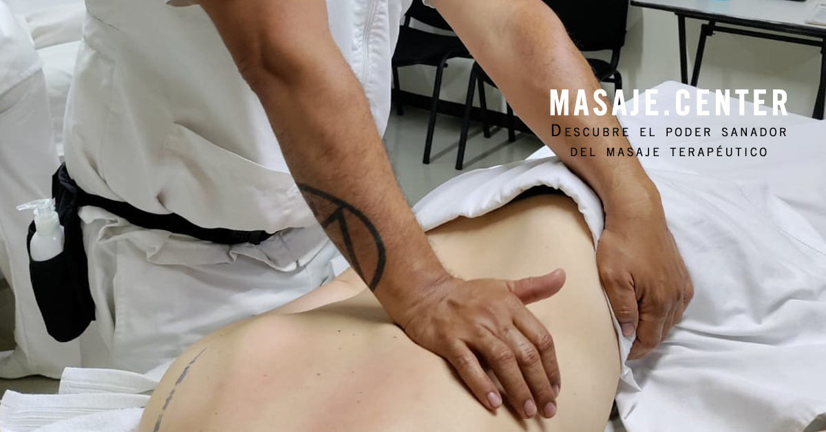 Masaje Terapéutico para aliviar el dolor de espalda baja